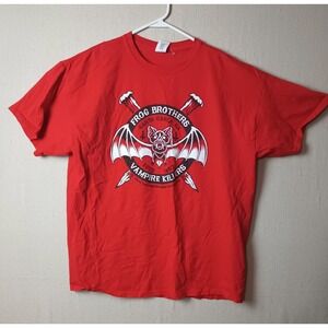 Frog‎ Brothers Vampire Killers Tee T-Shirt Horror Movie Lost Boys Red Size P